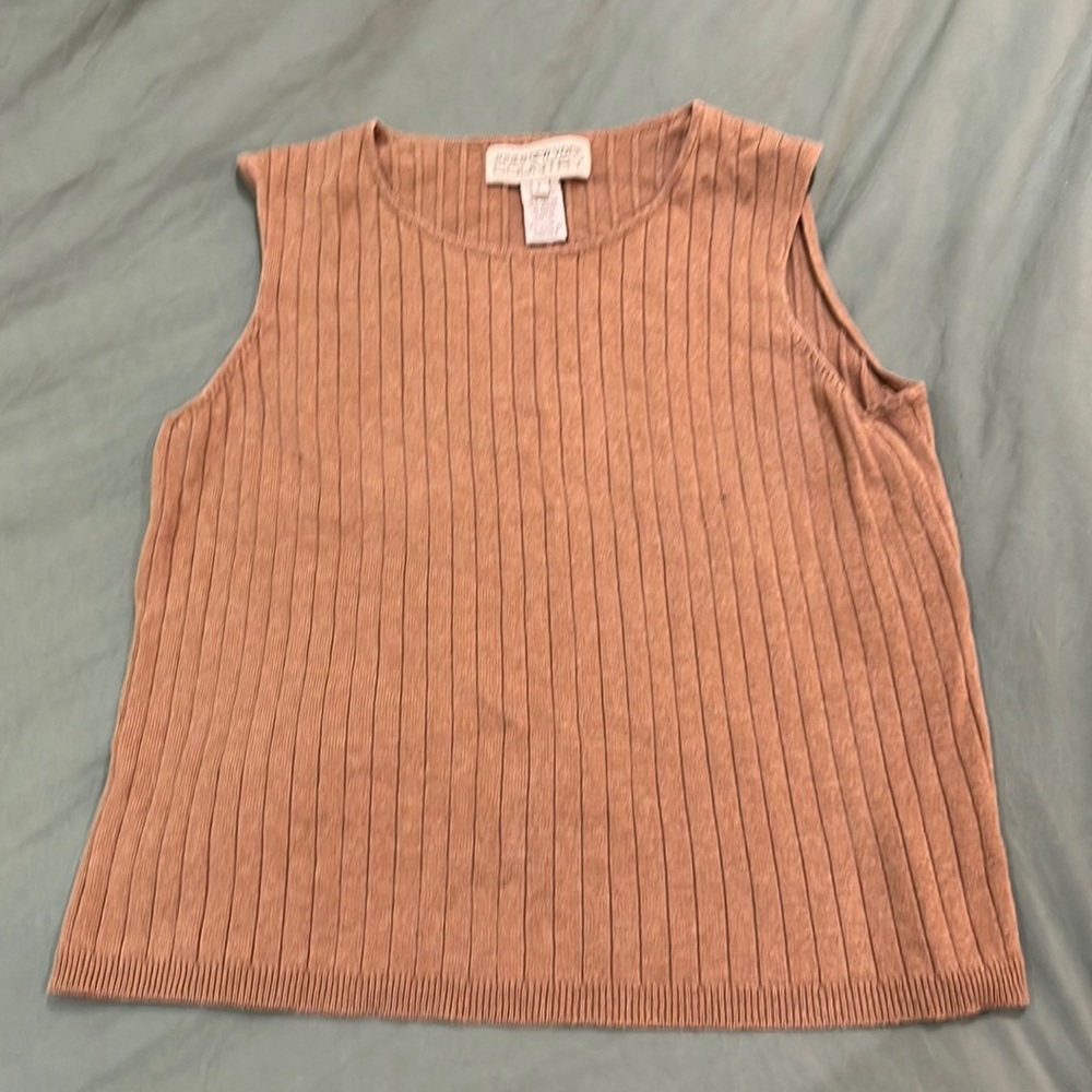 Brown Sweater Vest Jones New York